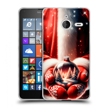 Пластиковый чехол на Microsoft Lumia 640 XL с принтом Новый год Пластиковый чехол на Microsoft Lumia 640 XL с принтом Новый год