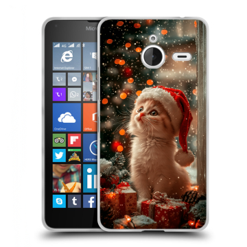 Пластиковый чехол на Microsoft Lumia 640 XL с принтом Новый год Пластиковый чехол на Microsoft Lumia 640 XL с принтом Новый год