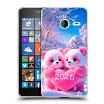 Пластиковый чехол на Microsoft Lumia 640 XL с принтом Новый год Пластиковый чехол на Microsoft Lumia 640 XL с принтом Новый год