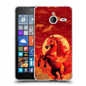 Пластиковый чехол на Microsoft Lumia 640 XL с принтом Новый год Пластиковый чехол на Microsoft Lumia 640 XL с принтом Новый год