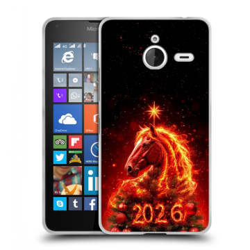 Пластиковый чехол на Microsoft Lumia 640 XL с принтом Новый год Пластиковый чехол на Microsoft Lumia 640 XL с принтом Новый год