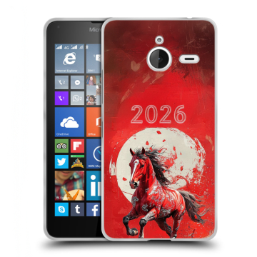 Пластиковый чехол на Microsoft Lumia 640 XL с принтом Новый год Пластиковый чехол на Microsoft Lumia 640 XL с принтом Новый год