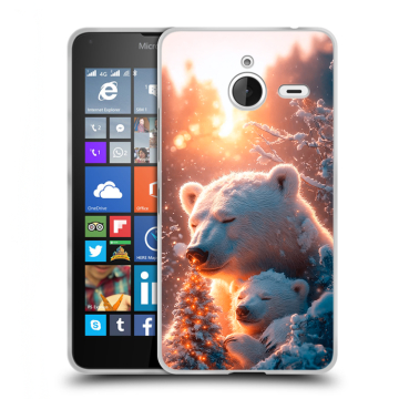 Пластиковый чехол на Microsoft Lumia 640 XL с принтом Новый год Пластиковый чехол на Microsoft Lumia 640 XL с принтом Новый год