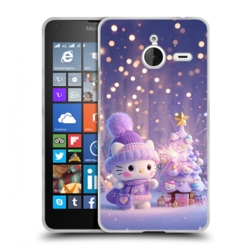 Пластиковый чехол на Microsoft Lumia 640 XL с принтом Новый год Пластиковый чехол на Microsoft Lumia 640 XL с принтом Новый год