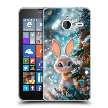 Пластиковый чехол на Microsoft Lumia 640 XL с принтом Новый год Пластиковый чехол на Microsoft Lumia 640 XL с принтом Новый год