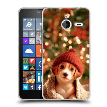 Пластиковый чехол на Microsoft Lumia 640 XL с принтом Новый год Пластиковый чехол на Microsoft Lumia 640 XL с принтом Новый год
