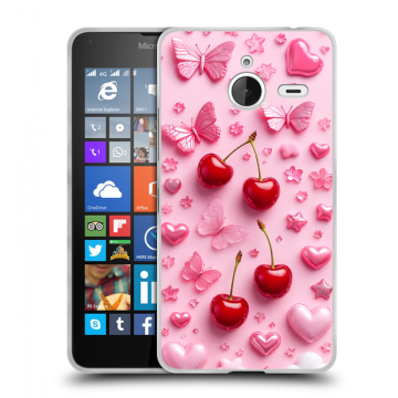 Пластиковый чехол на Microsoft Lumia 640 XL с принтом для девочек