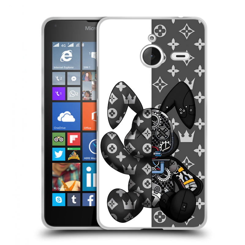 Пластиковый чехол на Microsoft Lumia 640 XL с принтом Луи робот Пластиковый чехол на Microsoft Lumia 640 XL с принтом Луи робот