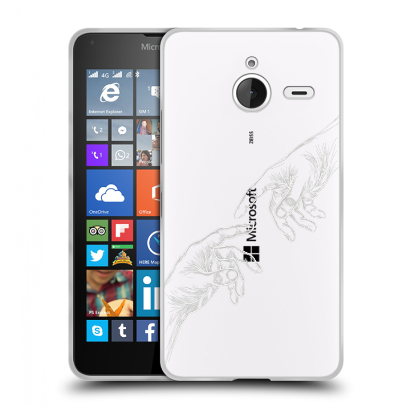 Пластиковый чехол на Microsoft Lumia 640 XL с принтом Сотворение мира Пластиковый чехол на Microsoft Lumia 640 XL с принтом Сотворение мира