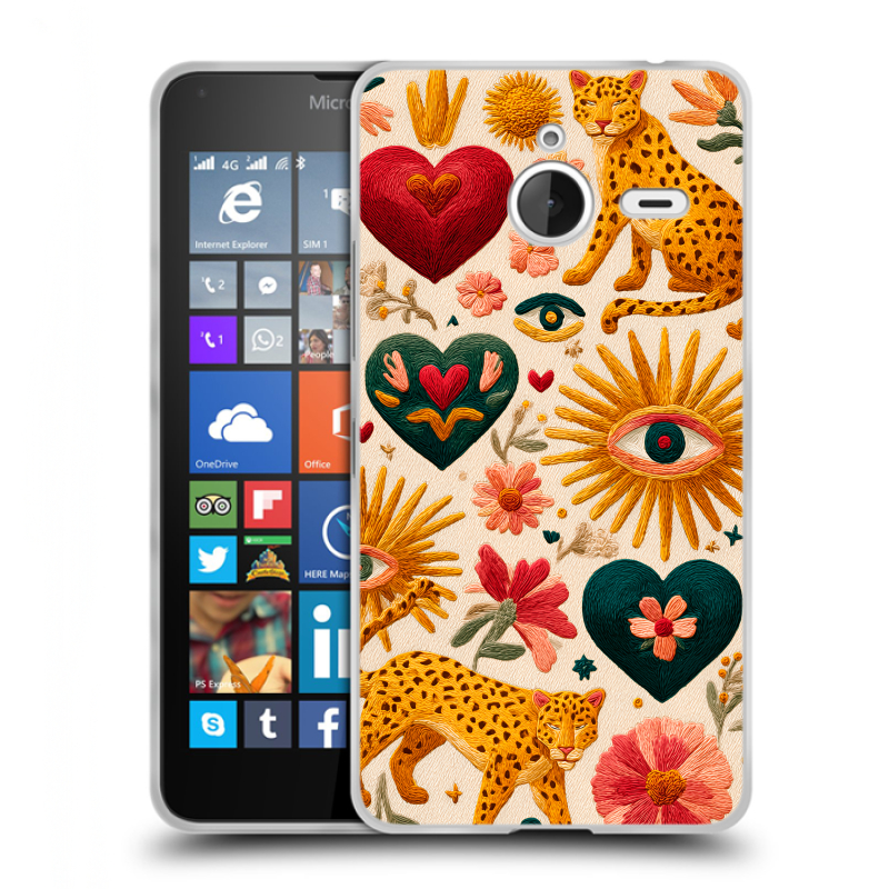 Пластиковый чехол на Microsoft Lumia 640 XL с принтом Модный принт Пластиковый чехол на Microsoft Lumia 640 XL с принтом Модный принт