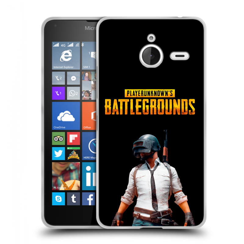 Пластиковый чехол на Microsoft Lumia 640 XL с принтом PUGB ПАГБ Пластиковый чехол на Microsoft Lumia 640 XL с принтом PUGB ПАГБ