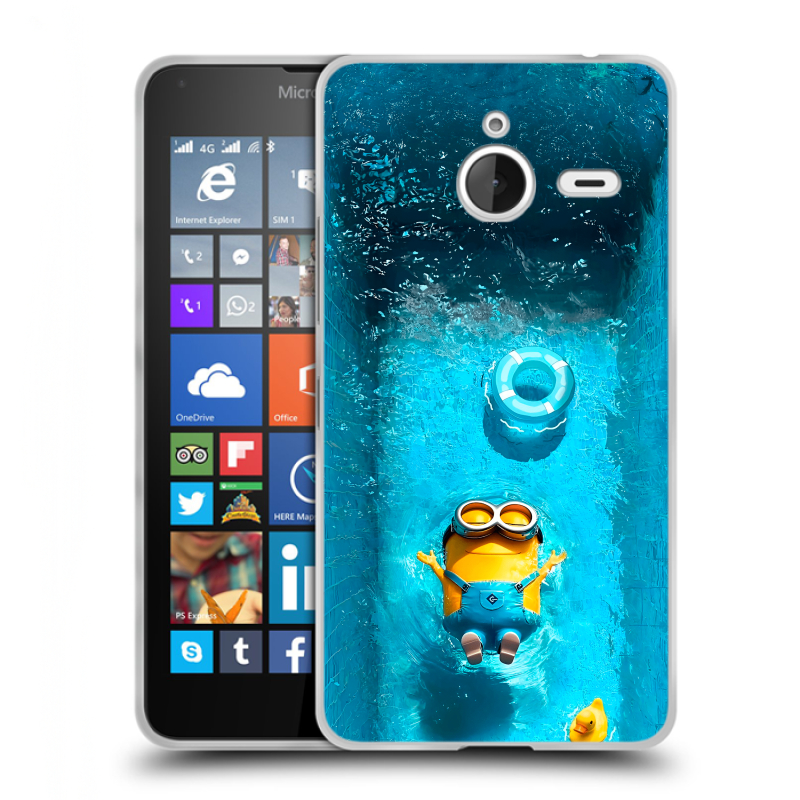Пластиковый чехол на Microsoft Lumia 640 XL с принтом Миньоны Пластиковый чехол на Microsoft Lumia 640 XL с принтом Миньоны
