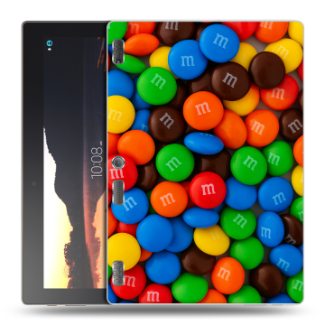 Силиконовый чехол на планшета Lenovo Tab 2 A10 с принтом Конфеты Силиконовый чехол на планшета Lenovo Tab 2 A10 с принтом Конфеты
