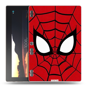 Силиконовый чехол на Lenovo Tab 2 A10 с принтом человек паук spiderman