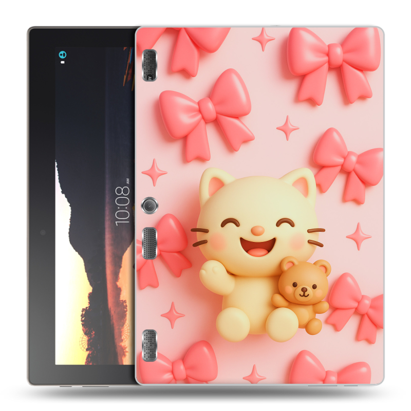 Силиконовый чехол на Lenovo Tab 2 A10 с принтом для девочек Силиконовый чехол на Lenovo Tab 2 A10 с принтом для девочек