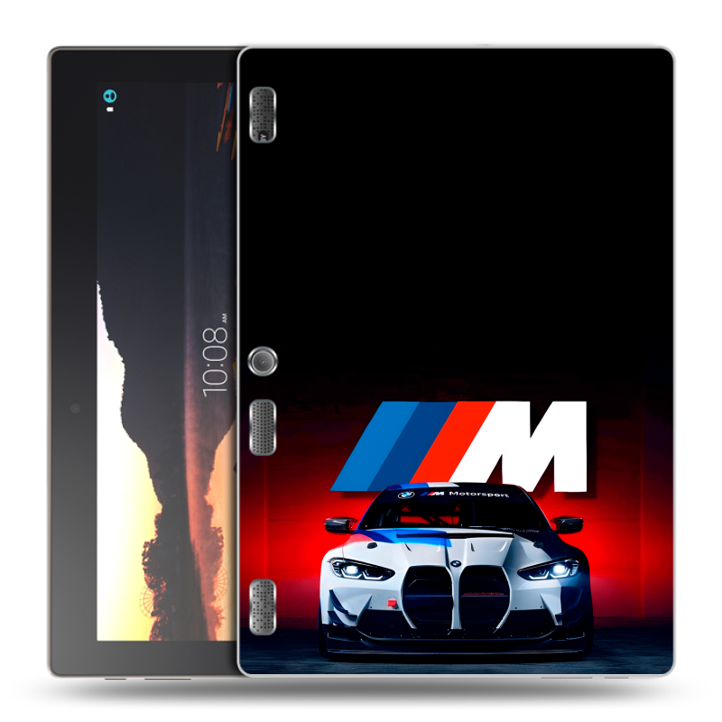 Силиконовый чехол на Lenovo Tab 2 A10 с принтом БМВ BMW Силиконовый чехол на Lenovo Tab 2 A10 с принтом БМВ BMW