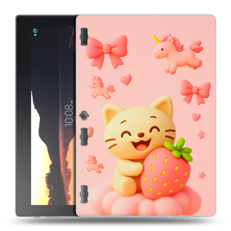 Силиконовый чехол на Lenovo Tab 2 A10 с принтом для девочек Силиконовый чехол на Lenovo Tab 2 A10 с принтом для девочек