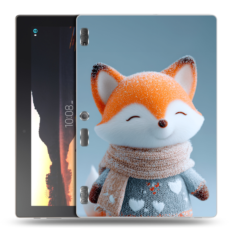 Силиконовый чехол на Lenovo Tab 2 A10 с принтом Лиса Силиконовый чехол на Lenovo Tab 2 A10 с принтом Лиса