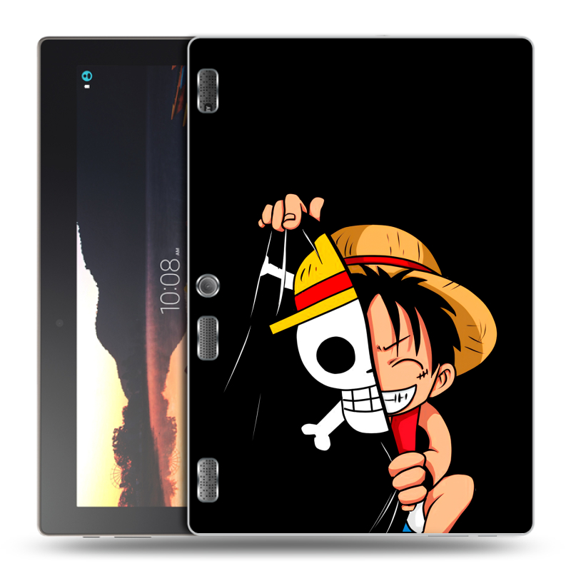 Силиконовый чехол на Lenovo Tab 2 A10 с принтом One Piece Ван Пис Силиконовый чехол на Lenovo Tab 2 A10 с принтом One Piece Ван Пис