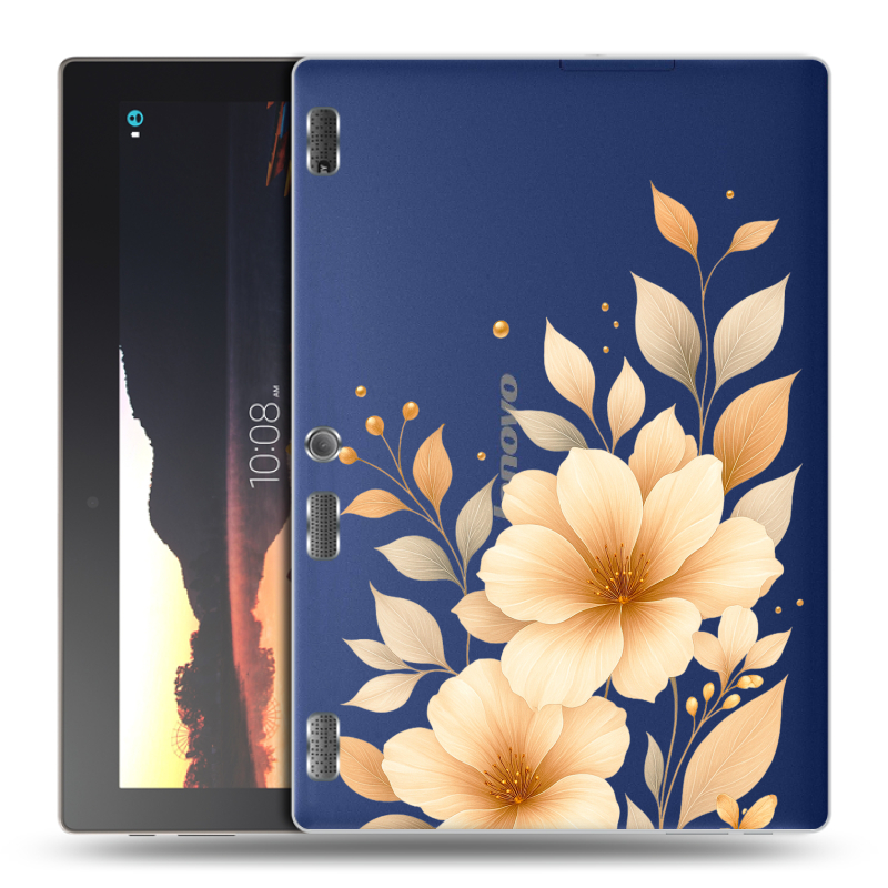 Силиконовый чехол на Lenovo Tab 2 A10 с принтом для девушки Силиконовый чехол на Lenovo Tab 2 A10 с принтом для девушки