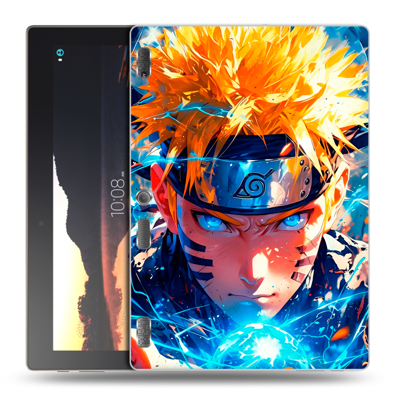 Силиконовый чехол на Lenovo Tab 2 A10 с принтом Аниме Наруто Naruto Силиконовый чехол на Lenovo Tab 2 A10 с принтом Аниме Наруто Naruto