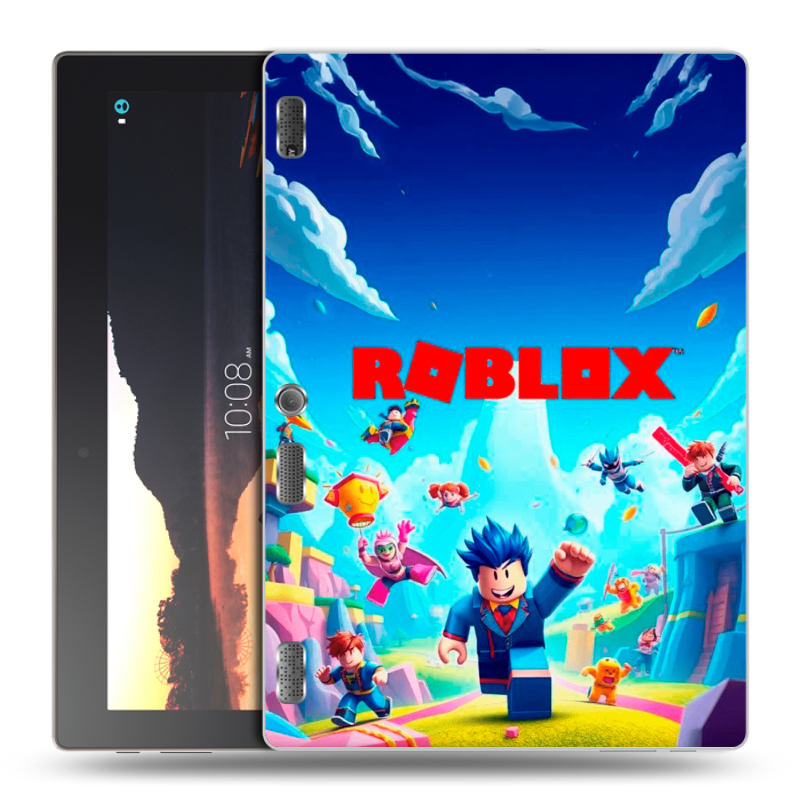Силиконовый чехол на Lenovo Tab 2 A10 с принтом Roblox Роблокс Силиконовый чехол на Lenovo Tab 2 A10 с принтом Roblox Роблокс