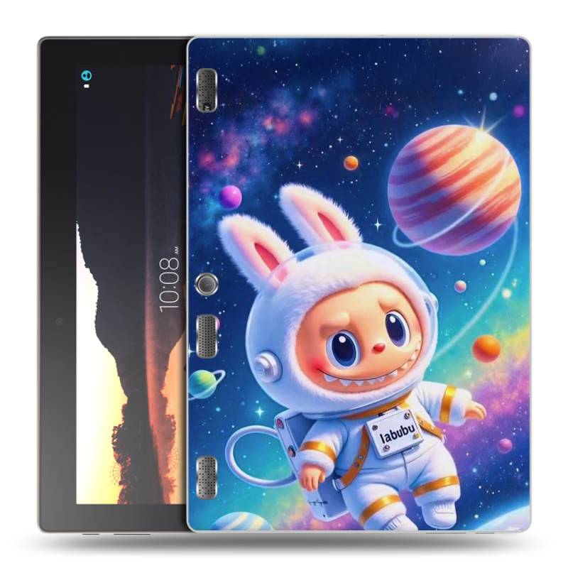 Силиконовый чехол на Lenovo Tab 2 A10 с принтом Labubu Лабубу Силиконовый чехол на Lenovo Tab 2 A10 с принтом Labubu Лабубу