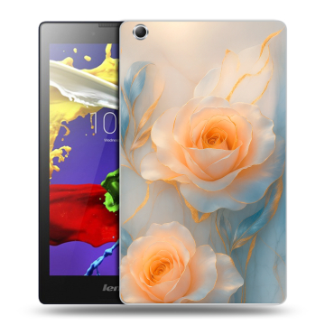 Силиконовый чехол на планшета Lenovo Tab 2 A8 с принтом Женский