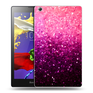 Силиконовый чехол на Lenovo Tab 2 A8 с принтом Блестки Силиконовый чехол на Lenovo Tab 2 A8 с принтом Блестки