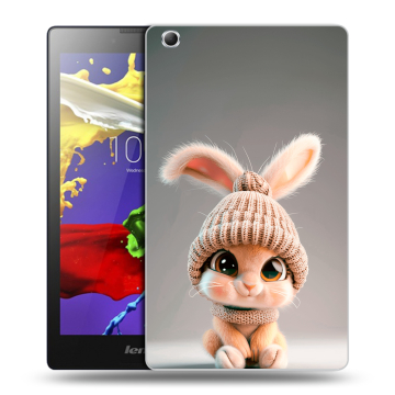 Силиконовый чехол на Lenovo Tab 2 A8 с принтом Кролик Силиконовый чехол на Lenovo Tab 2 A8 с принтом Кролик