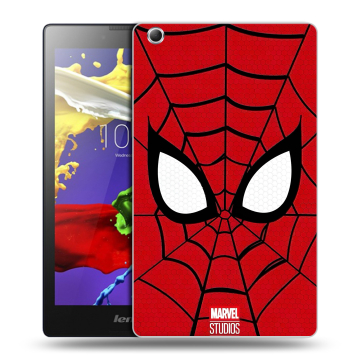 Силиконовый чехол на Lenovo Tab 2 A8 с принтом человек паук spiderman Силиконовый чехол на Lenovo Tab 2 A8 с принтом человек паук spiderman