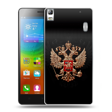 Силиконовый чехол на Lenovo A7000 с принтом Герб России Силиконовый чехол на Lenovo A7000 с принтом Герб России