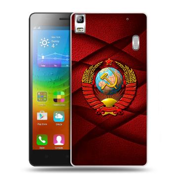 Силиконовый чехол на Lenovo A7000 с принтом Герб СССР Силиконовый чехол на Lenovo A7000 с принтом Герб СССР