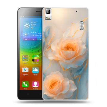 Силиконовый чехол на Lenovo A7000 с принтом Женский Силиконовый чехол на Lenovo A7000 с принтом Женский