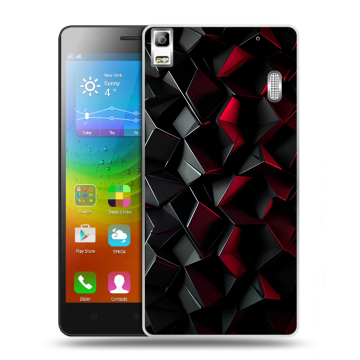 Силиконовый чехол на Lenovo A7000 с принтом Абстракция