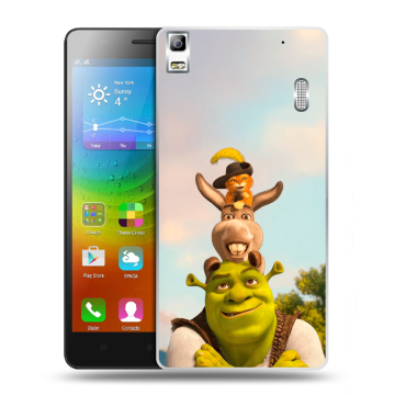 Силиконовый чехол на Lenovo A7000 с принтом Шрек Shrek