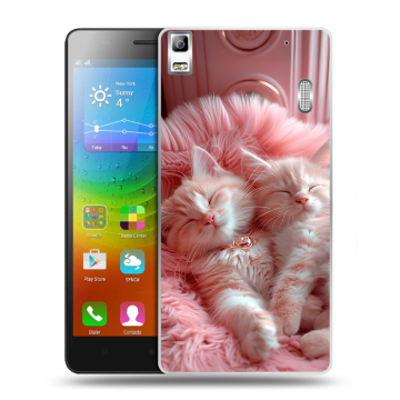 Силиконовый чехол на Lenovo A7000 с принтом котята котики Силиконовый чехол на Lenovo A7000 с принтом котята котики