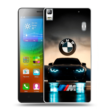 Силиконовый чехол на Lenovo A7000 с принтом БМВ BMW Силиконовый чехол на Lenovo A7000 с принтом БМВ BMW