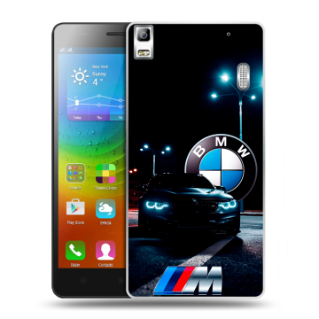 Силиконовый чехол на Lenovo A7000 с принтом БМВ BMW Силиконовый чехол на Lenovo A7000 с принтом БМВ BMW