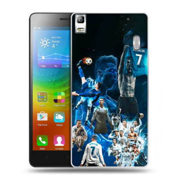 Силиконовый чехол на Lenovo A7000 с принтом Реал Роналдо Силиконовый чехол на Lenovo A7000 с принтом Реал Роналдо