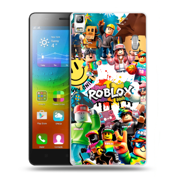 Силиконовый чехол на Lenovo A7000 с принтом Roblox Роблокс Силиконовый чехол на Lenovo A7000 с принтом Roblox Роблокс