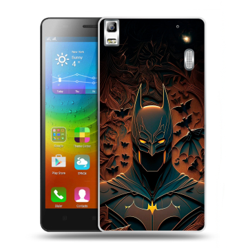 Силиконовый чехол на Lenovo A7000 с принтом Batman Бэтмен