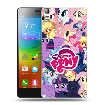 Силиконовый чехол на Lenovo A7000 с принтом My little pony Дружба чудо