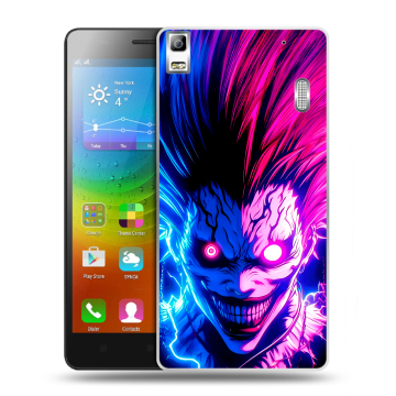 Силиконовый чехол на Lenovo A7000 с принтом Death note Тетрадь смерти