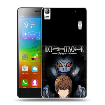 Силиконовый чехол на Lenovo A7000 с принтом Death note Тетрадь смерти