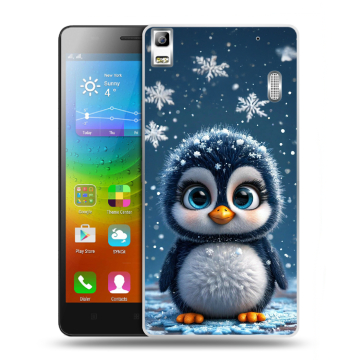 Силиконовый чехол на Lenovo A7000 с принтом Новый год