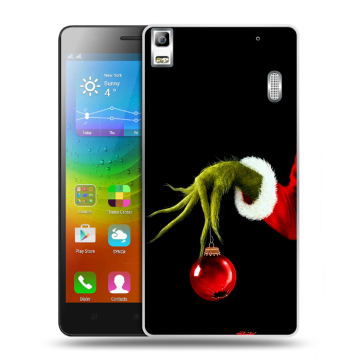 Силиконовый чехол на Lenovo A7000 с принтом Новый год Гринч