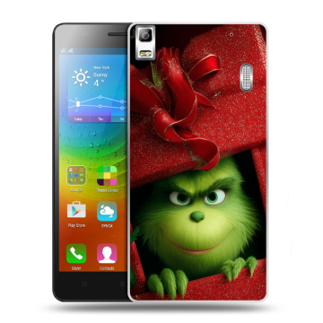 Силиконовый чехол на Lenovo A7000 с принтом Новый год