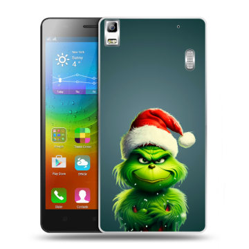 Силиконовый чехол на Lenovo A7000 с принтом Новый год