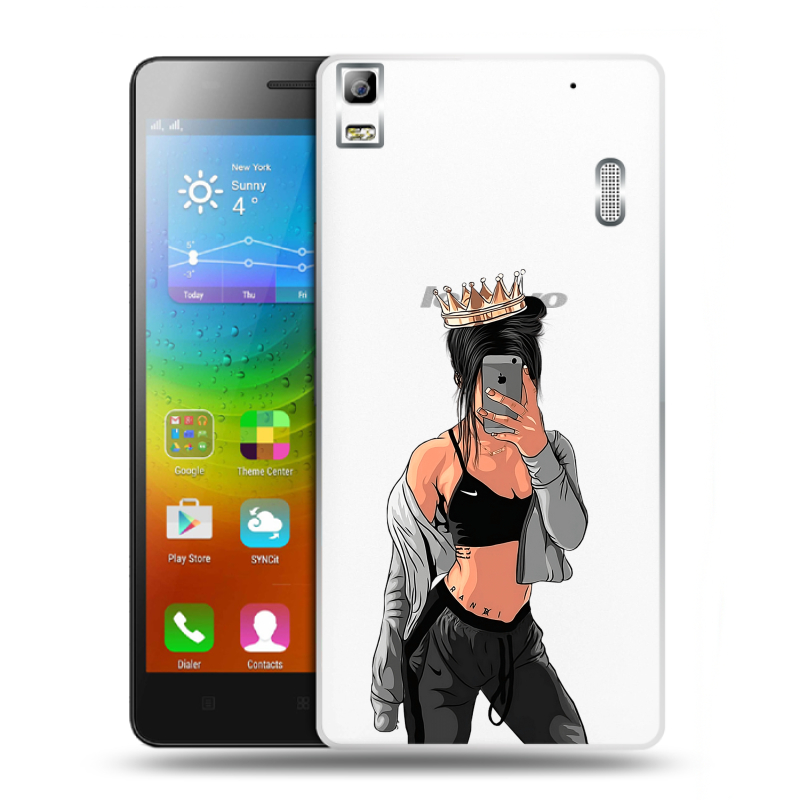 Пластиковый чехол на Lenovo A7000 с принтом Женские принты Пластиковый чехол на Lenovo A7000 с принтом Женские принты